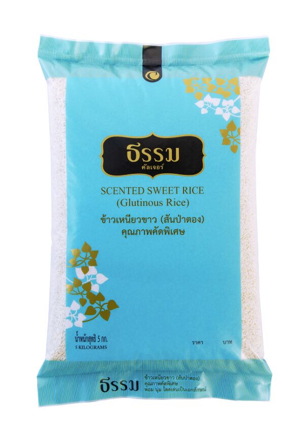 ธรรม ข้าวเหนียวขาว (สันป่าตอง) คุณภาพคัดพิเศษ - Image 1