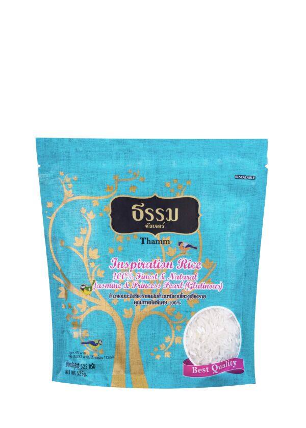 2025-blu-01 ธรรม ข้าวหอมมะลิเชียงราย ผสมข้าวเหนียวเขี้ยวงูเชียงราย คุณภาพคัดพิเศษ 100% - Image 1