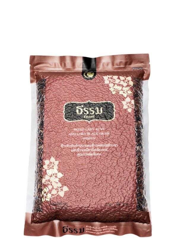ruby-1 ธรรม ข้าวทับทิมล้านนาผสมข้าวหอมนิลล้านนา และข้าวเหนียวนิลเชียงราย - Image 1
